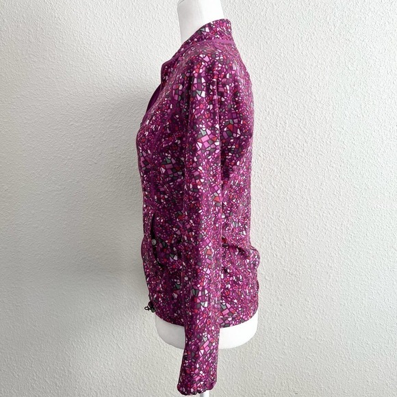 LULULEMON Real Quick Reversible Purple Paradise Camo Zip Up Jacket Women's 2 - Picture 6 of 8